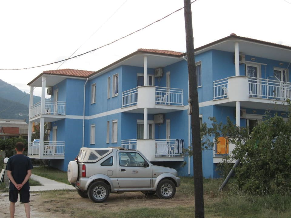 Seitliche Ansicht Hotel Aphrodite