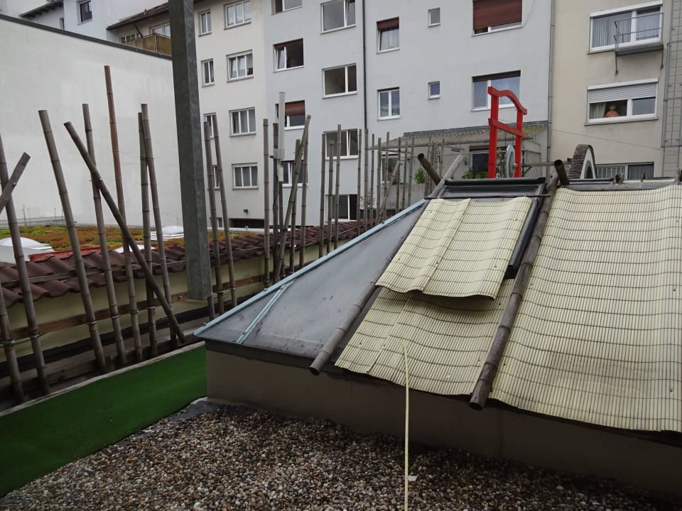 Blick auf Innenhof Hotel Erbprinzenhof garni