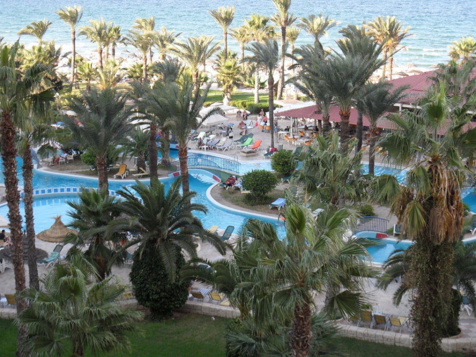 Blick vom Balkon Riadh Palms Resort & Spa