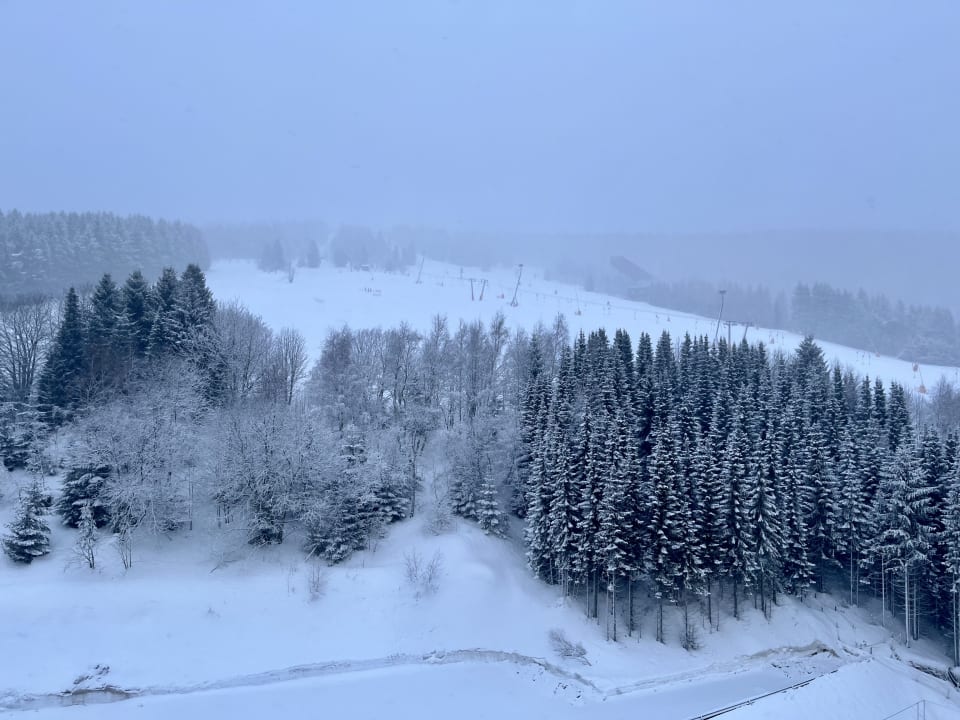 Ausblick AHORN Hotel Am Fichtelberg