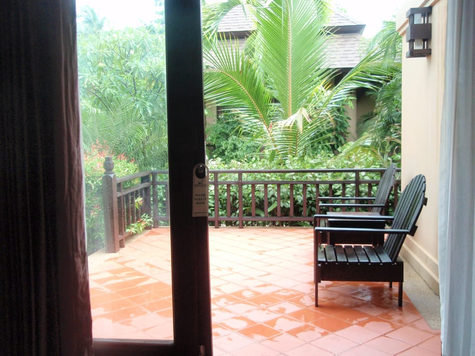 Große Terrasse The Fair House Beach Resort