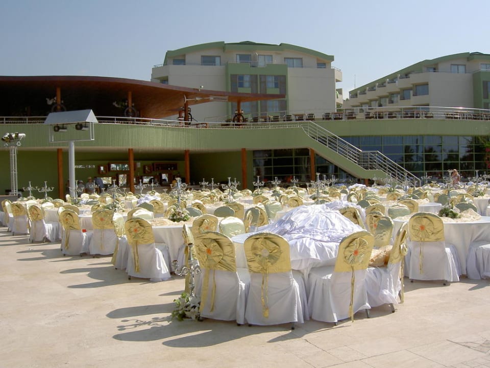 Vorbereitung für Gala VONRESORT Golden Coast