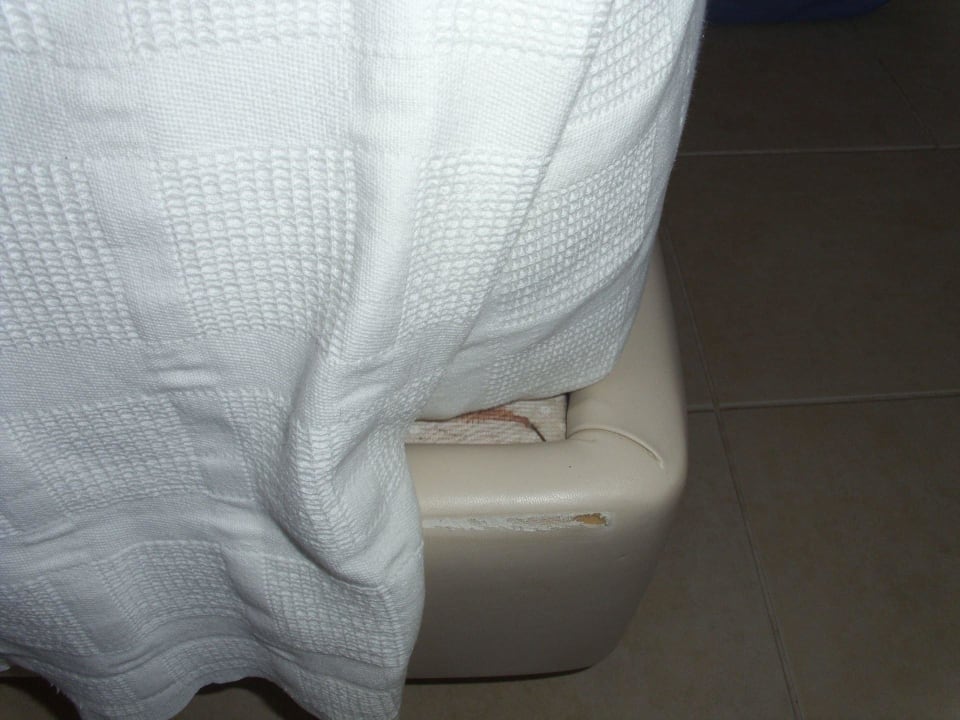 Blutflecke auf Bett Kresten Palace Hotel