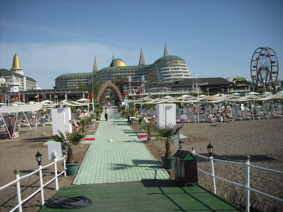 Blick von der Plattform zum Hotel Hotel Delphin Imperial