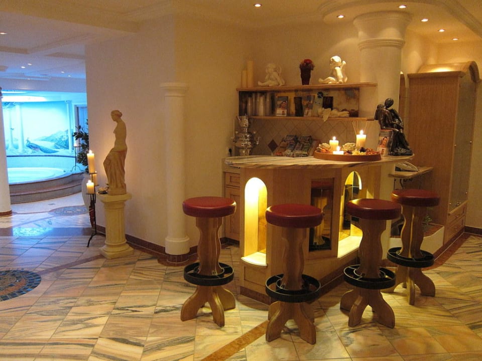 Teebar im Saunabereich Hotel Dornauhof