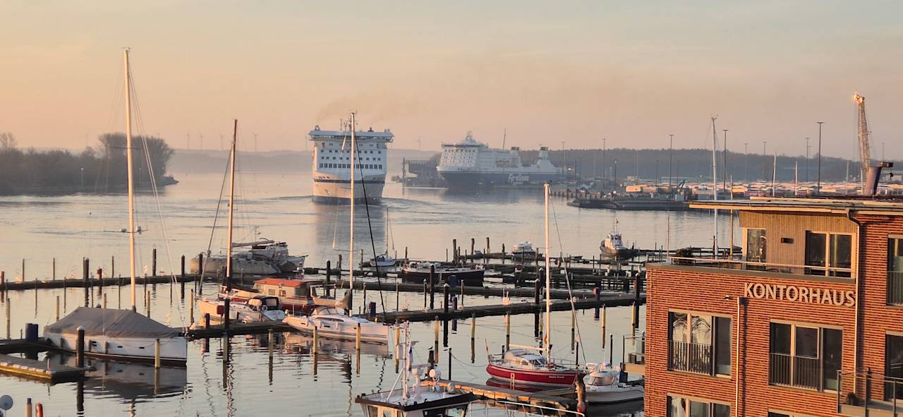 Ausblick Dockside Travemünde