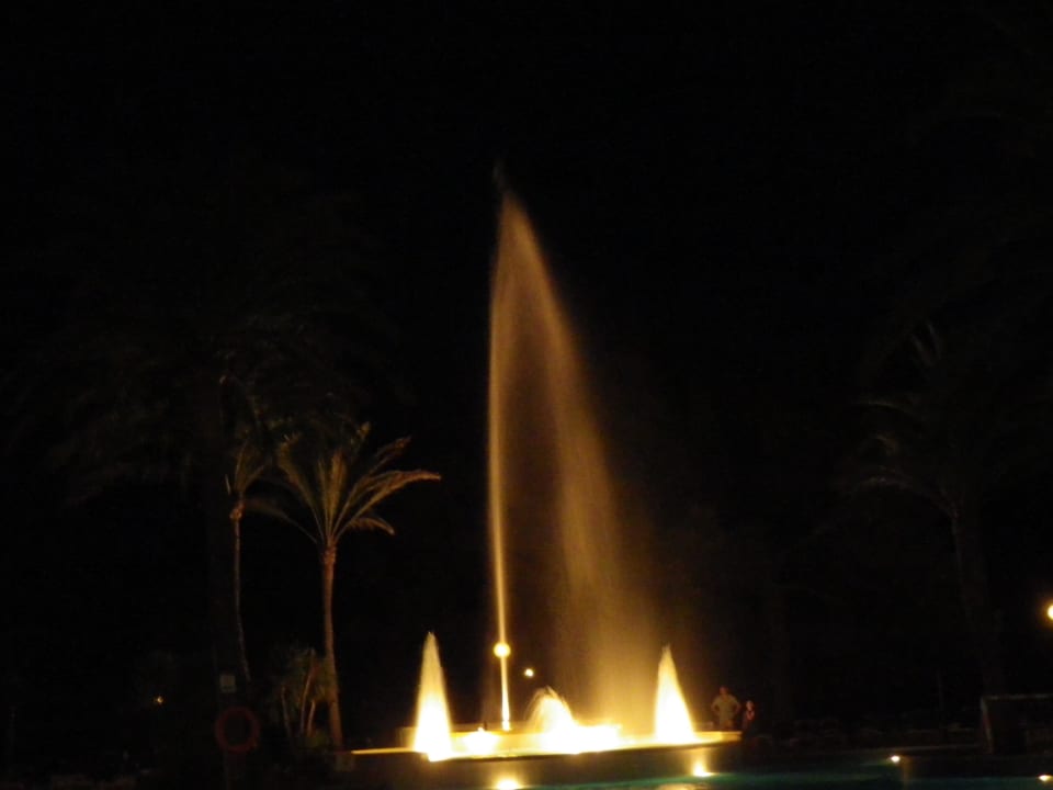 Springbrunnen im Pool Hotel Exagon Park