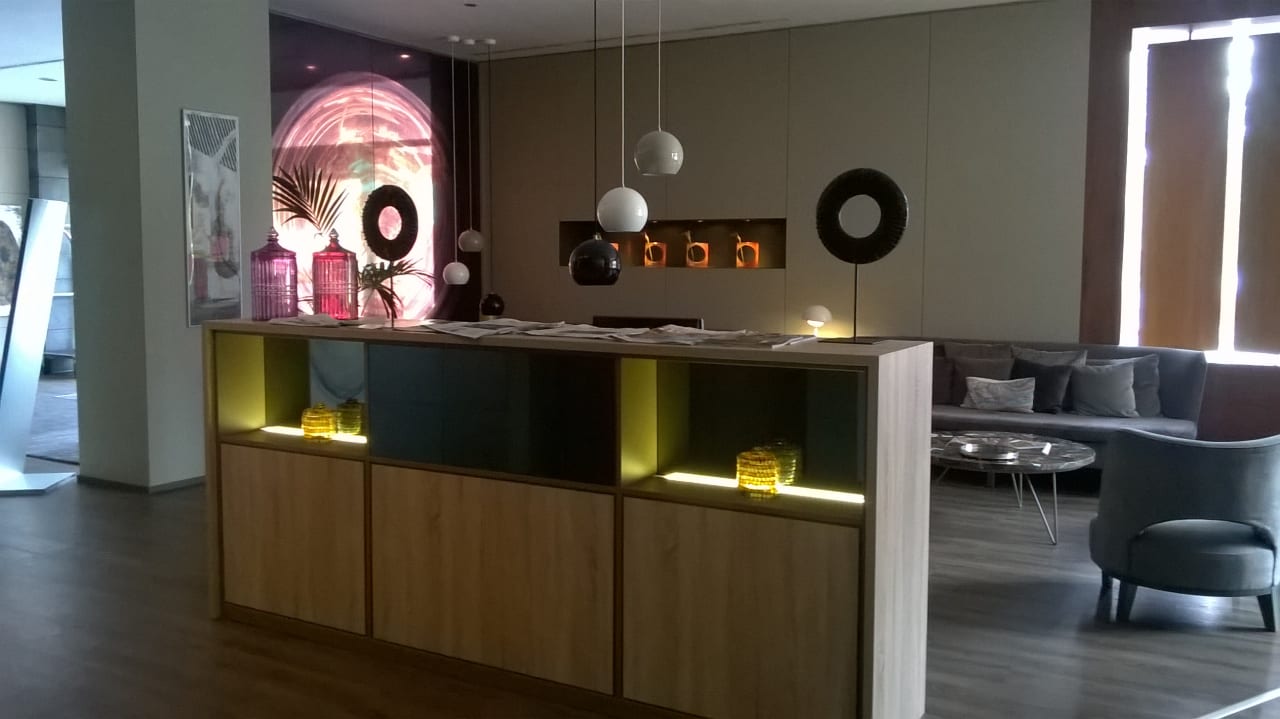 Lobby AC Hotel Valencia by Marriott