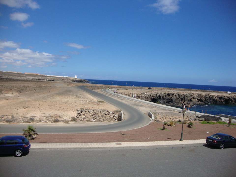 Widok z tarasu Elba Castillo San Jorge & Antigua Suite Hotel