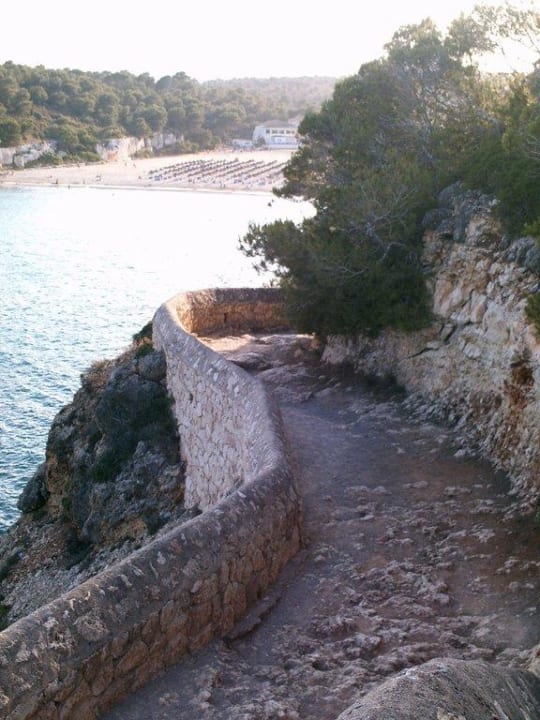 Weg zum Strand blau punta reina