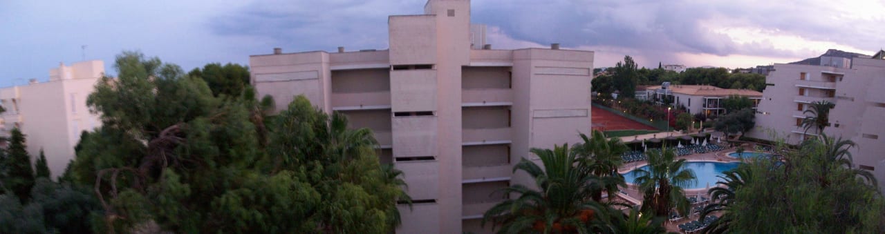 Blick von Zimmer 2459 Protur Floriana Resort Aparthotel