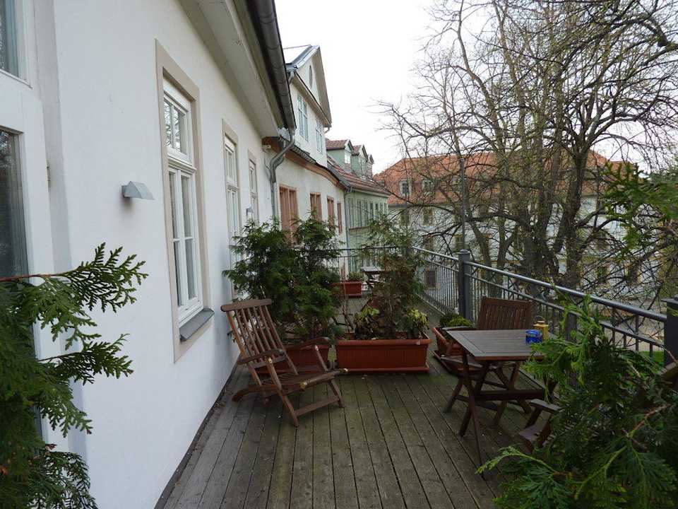 Auf dem Balkon Hotel Die kleine Residenz