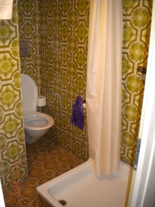 Dusche mit Wc Hotel Alpenblick