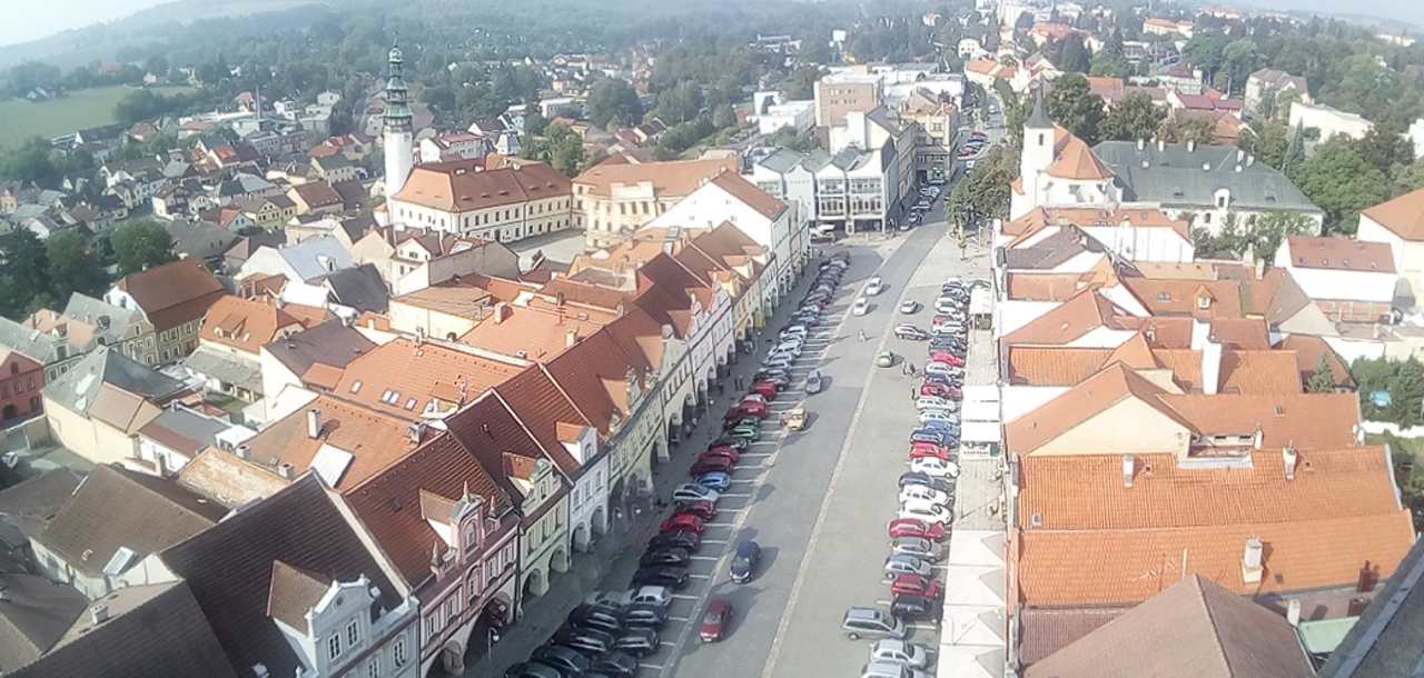Ausblick Penzion U Chodskeho Hradu