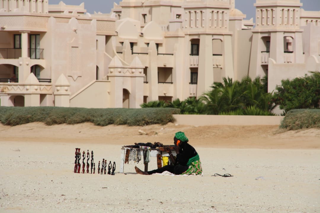 Działalnośś gospodarcza na plaży Hotel Riu Touareg