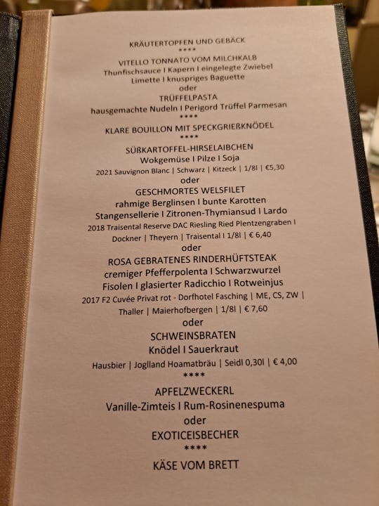 Gastro Dorfhotel Fasching