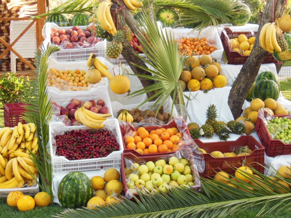 Obst und Gemüse beim türkischen Abend Adalya Ocean Deluxe