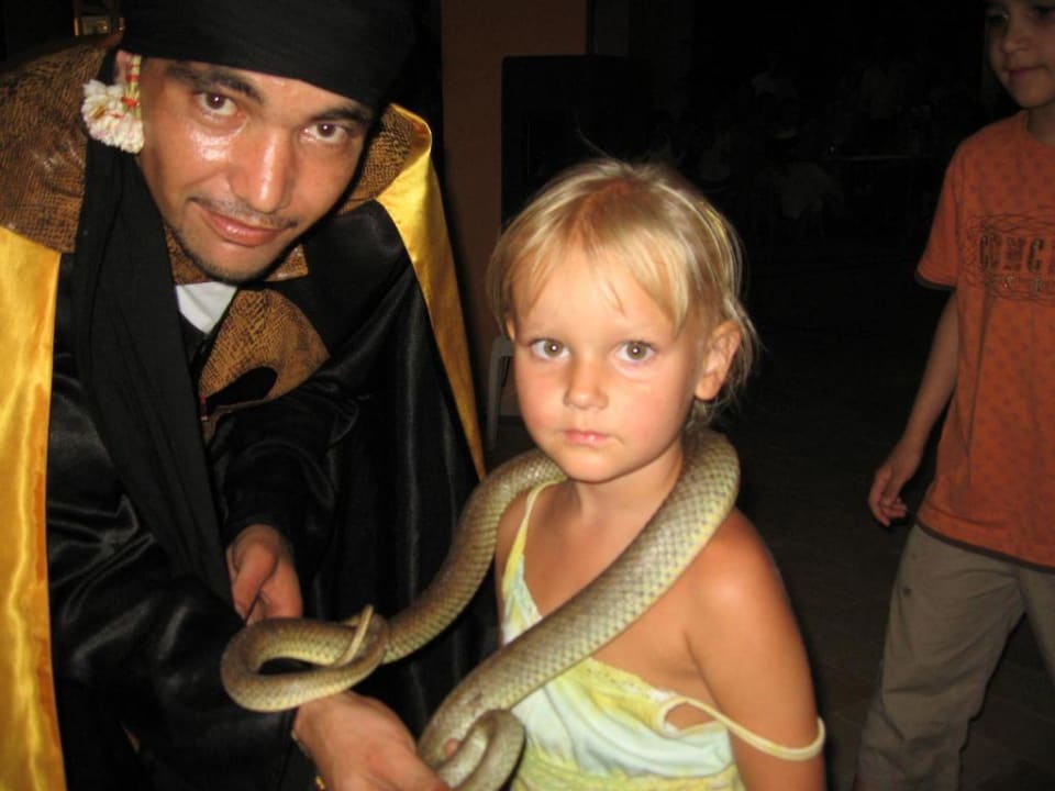 Animation Schlangen Mann Hotel African Queen