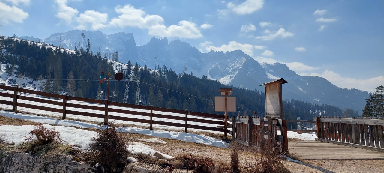 Ausblick Moseralm Dolomiti Spa Resort