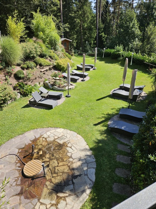 Gartenanlage Wellnesshotel Sonnenhalde Tonbach