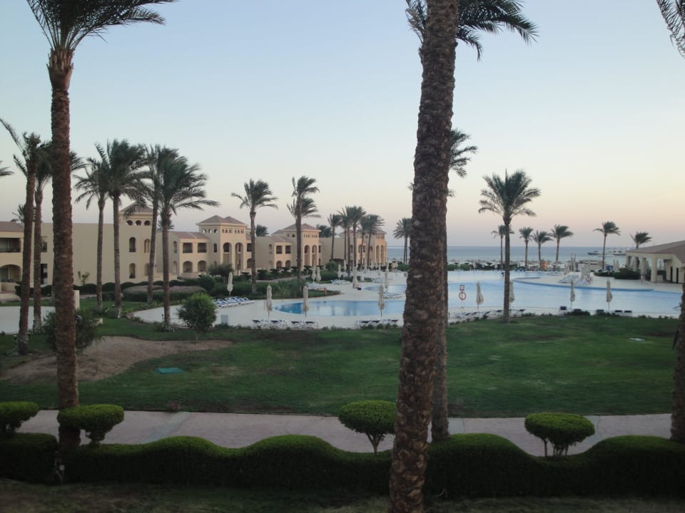 Aussicht vom Zimmer Richtung Meer Cleopatra Luxury Resort Makadi Bay