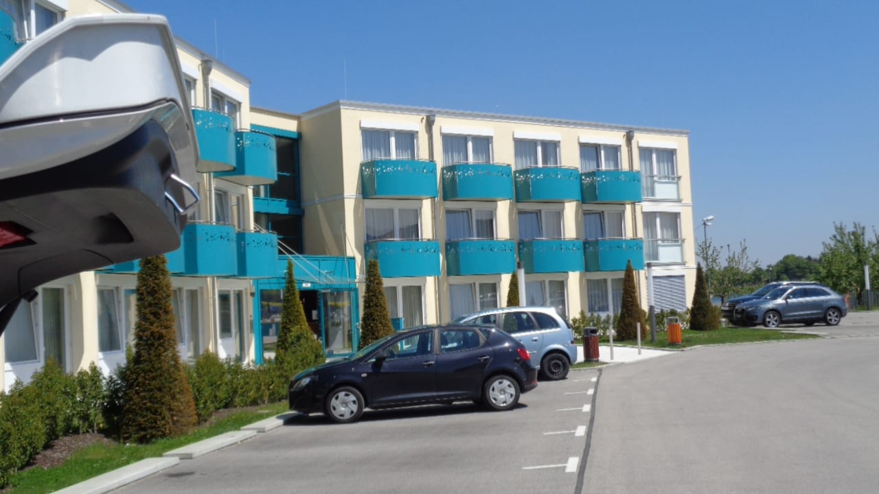 Außenansicht Victory Gästehaus an der Therme Erding