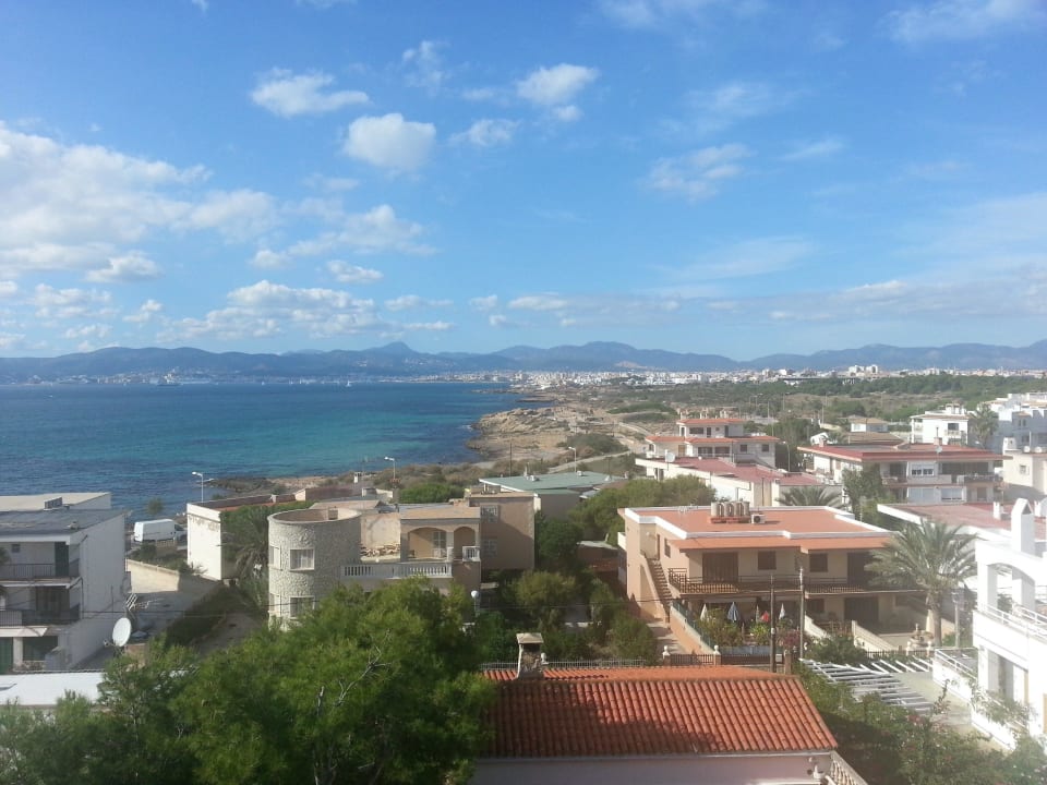 Blick gen Westen auf die Playa de Palma AluaSoul Palma