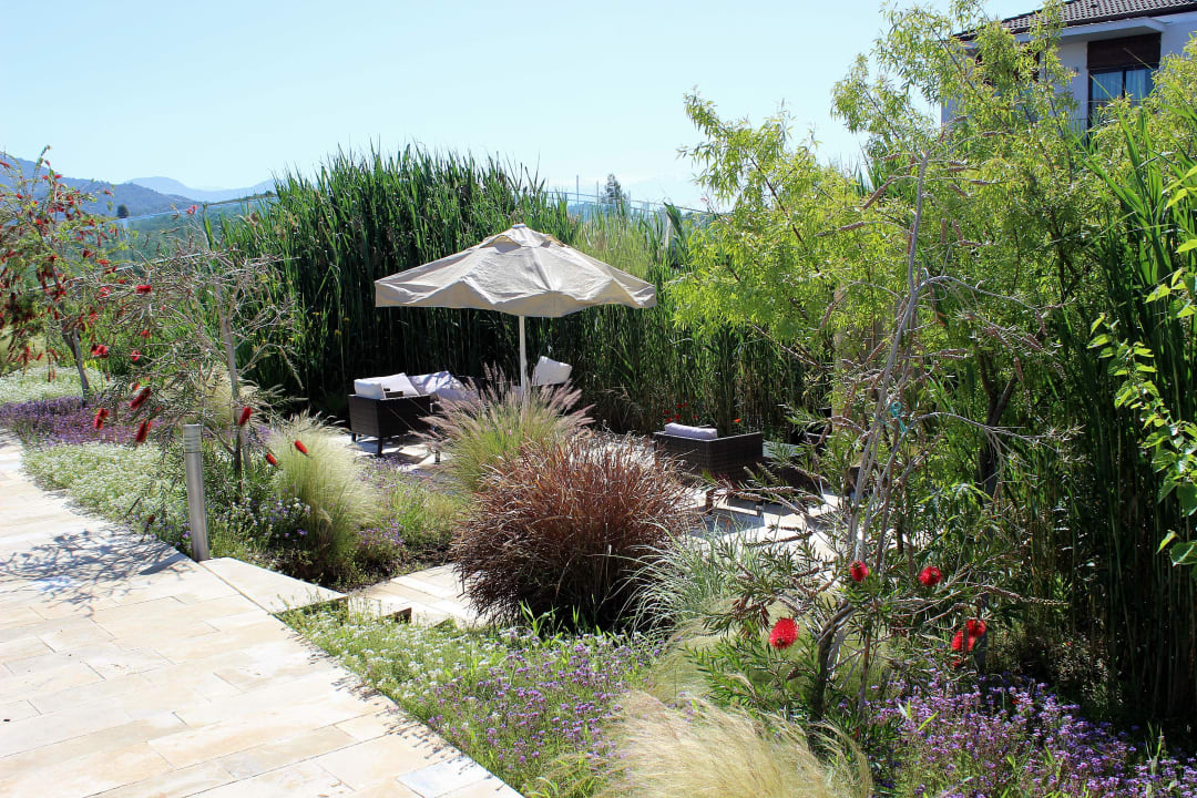 Windgeschützte Sitzecke Jiva Beach Resort