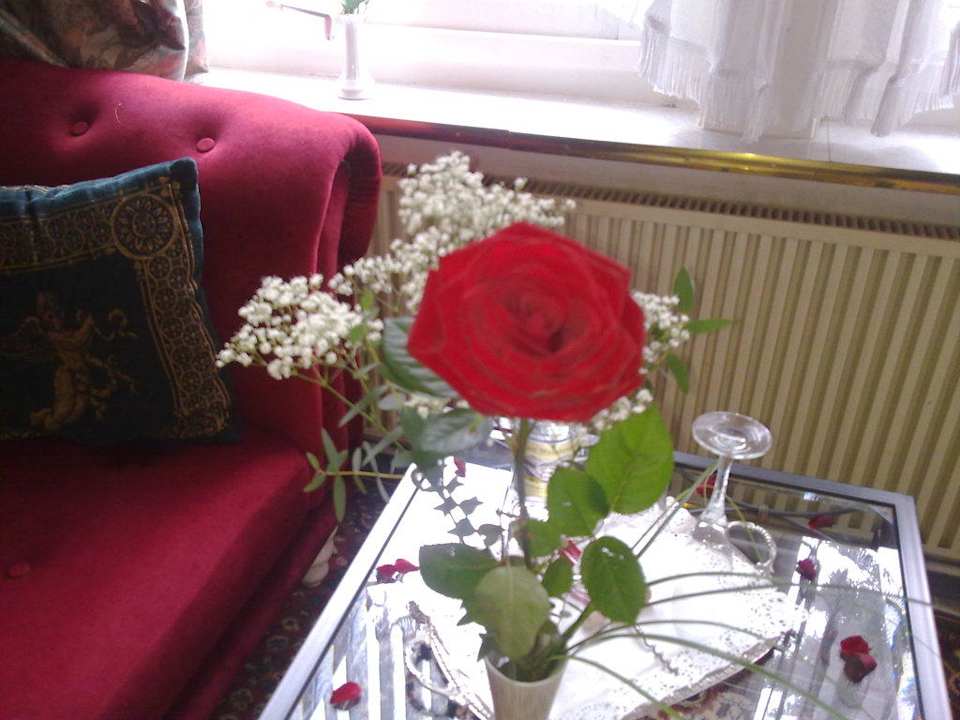 Deko im Zimmer Hotel Sonnenberg Schloesschen