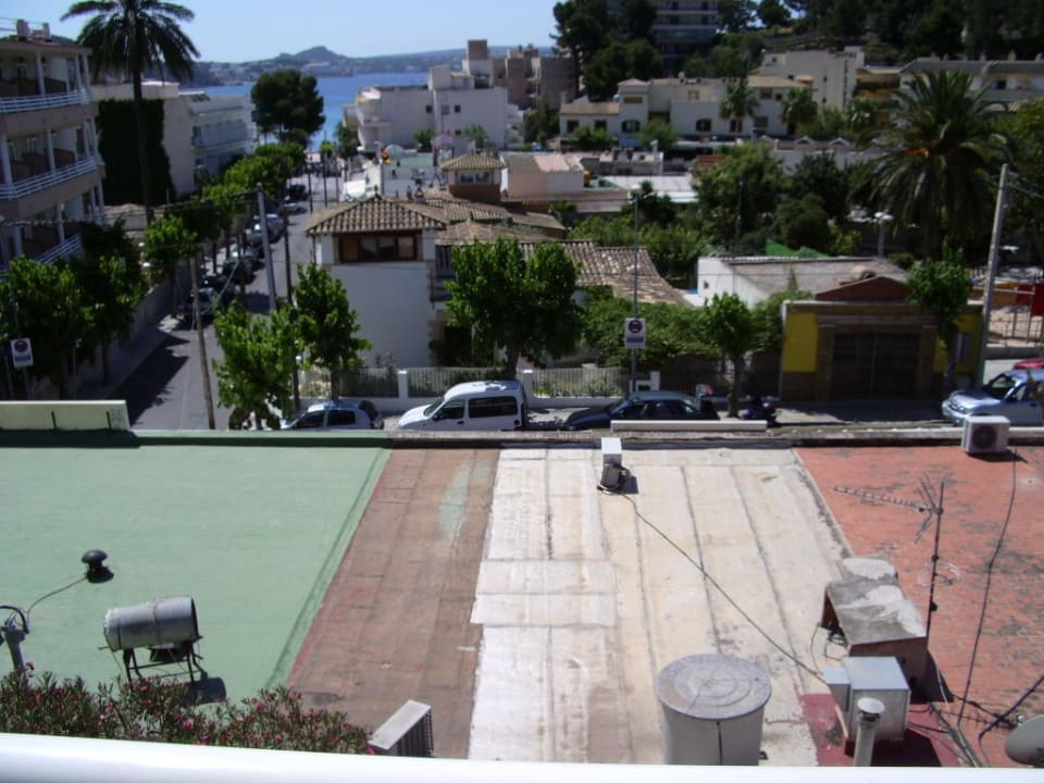 Ausblick vom Balkon Hotel Aparthotel Paguera Beach