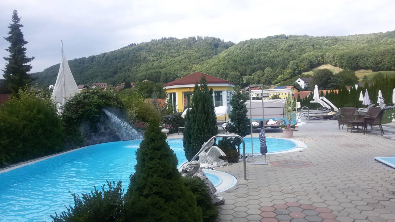 Aussenpool kalt für Sauna Schlössl Hotel Kindl