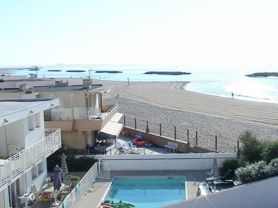 Blick vom Balkon aus Hotel Alizea Beach