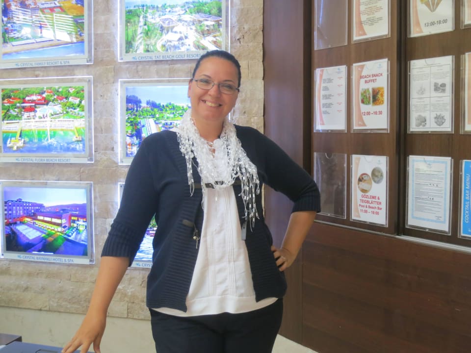 Sibel die beste Gästebetreuung Crystal Paraiso Aqua Collection