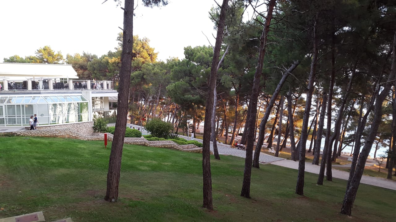 Blick vom Balkon Family Hotel Vespera