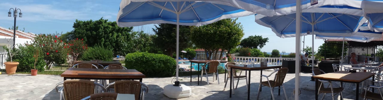 Aussicht beim Frühstück Hotel Sempati