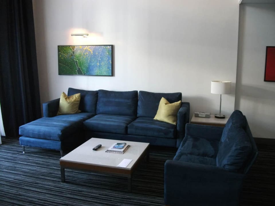 Wohnbereich der Suite Hotel Hyatt Regency Vancouver