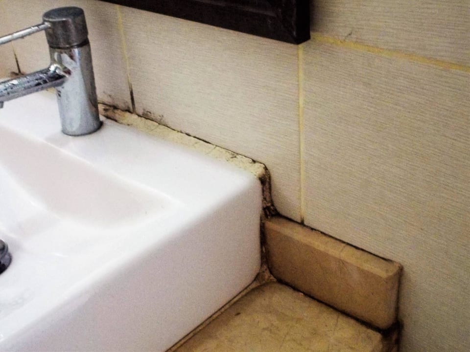 Schimmel um Handwaschbecken Top Hotel
