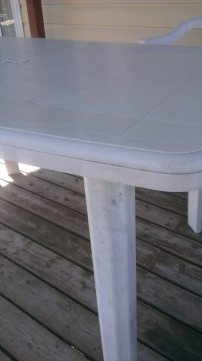 Terrassenmöbel verdreckt New Camping Le Tamerici