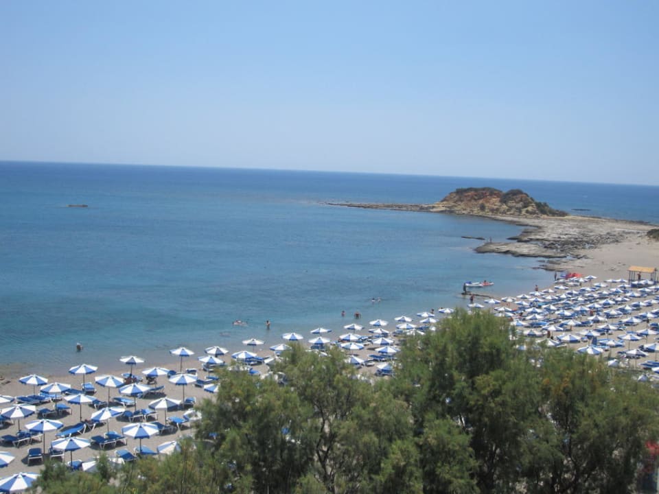 Strand von oben Rodos Princess Beach Hotel & Spa