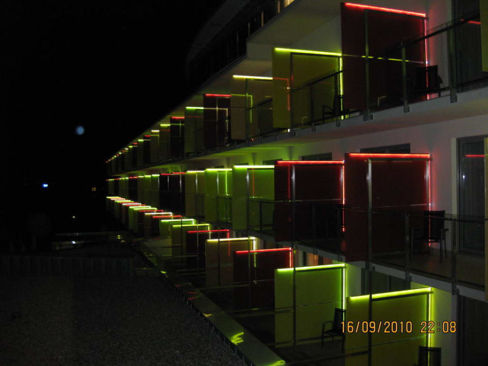 Unser Blick vom Balkon Hotel Aquarius Spa