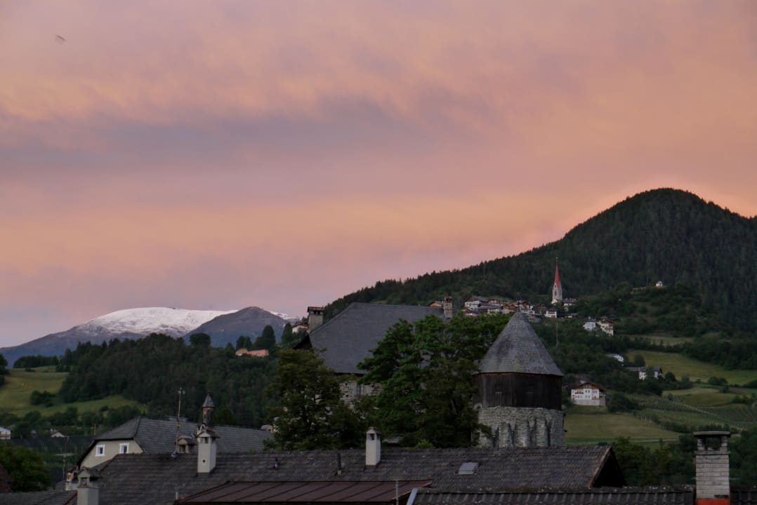 Neuschnee auf der Plosse Hotel zur Sonne