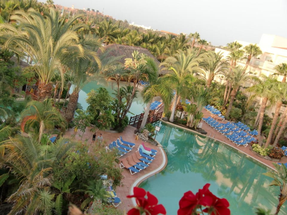 Blick auf die Poollandschaft Maspalomas Princess