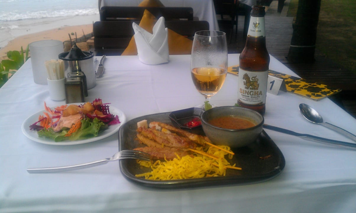 Abendessen mit Blick aufs Meer Khaolak Laguna Resort