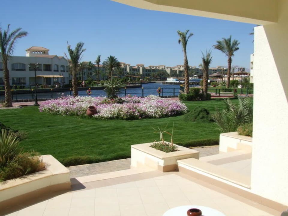 Blick aus dem Fenster Pickalbatros Dana Beach Resort - Hurghada