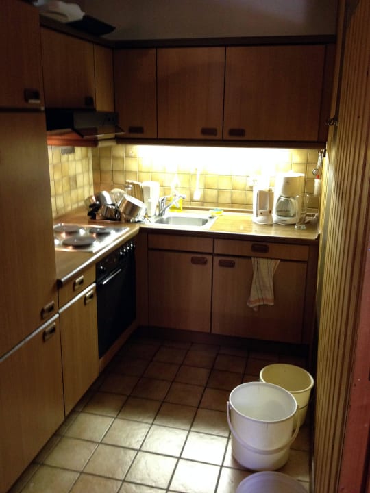 Küchenecke Feriensporthof Weinfeld Brandner