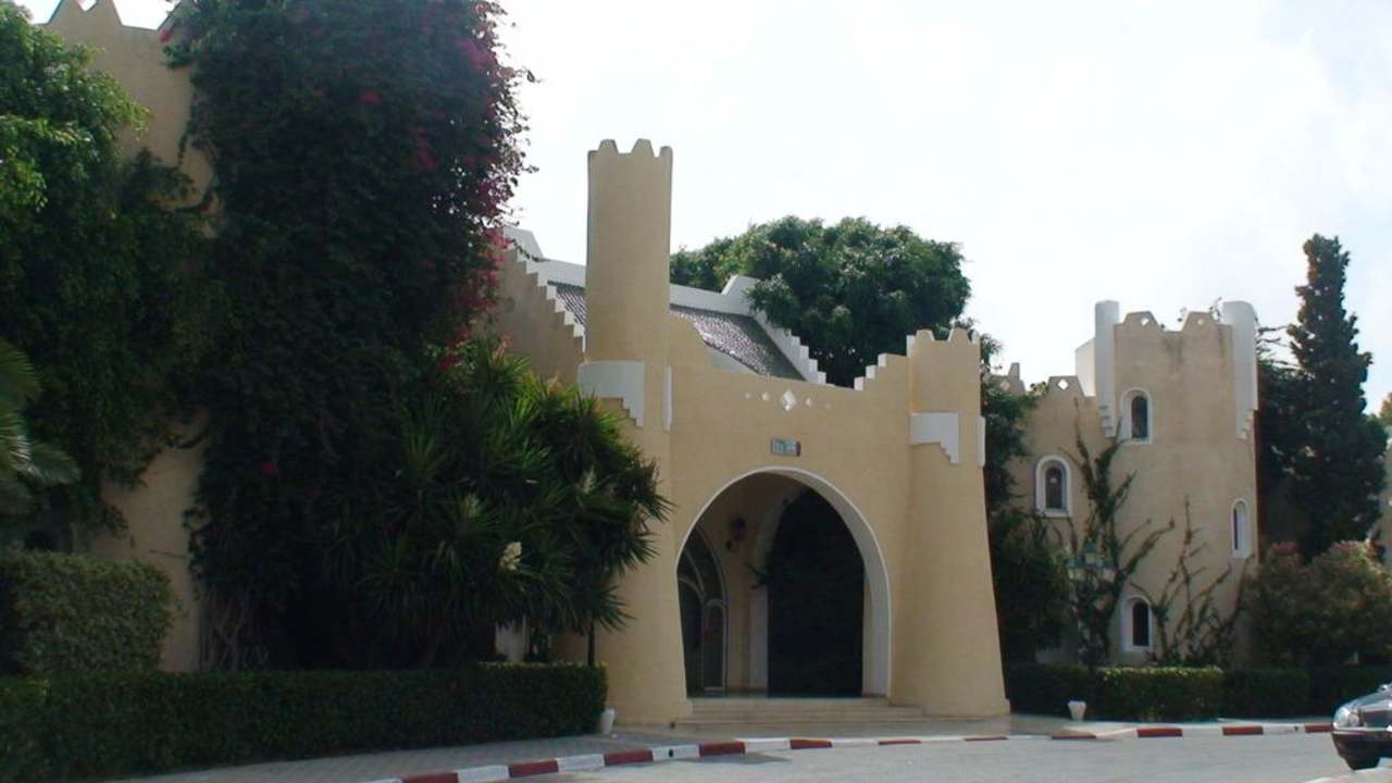 Hoteleingang Mahdia Beach & Aquapark