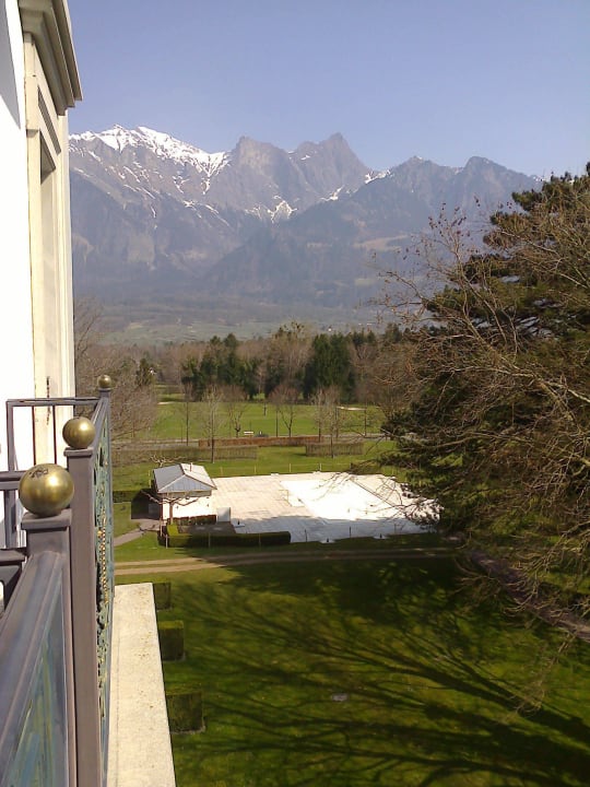 Sicht auf die Berge Grand Resort Bad Ragaz