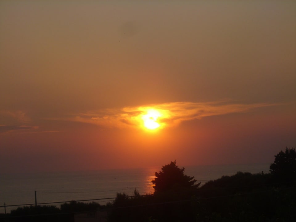 Der allabendliche Blick von unserem Zimmer Hotel Montecallini