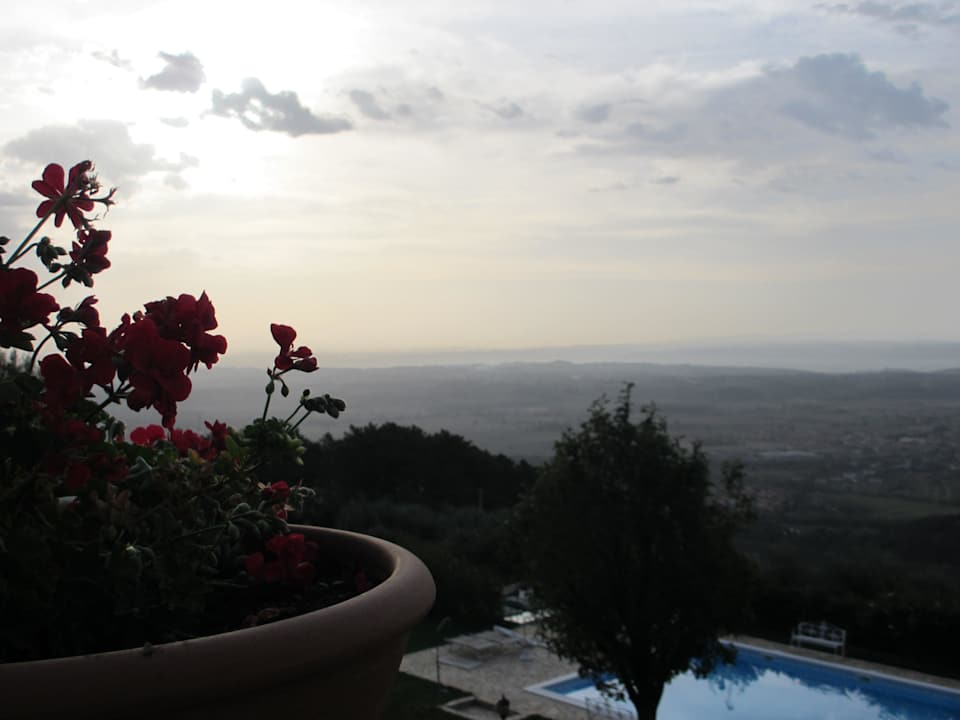 Morgendämmerung Agriturismo Cima alla Serra