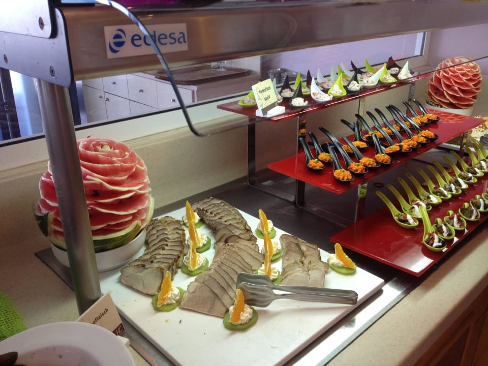 Vorspeisen zum Abendessen Hotel Corissia Princess